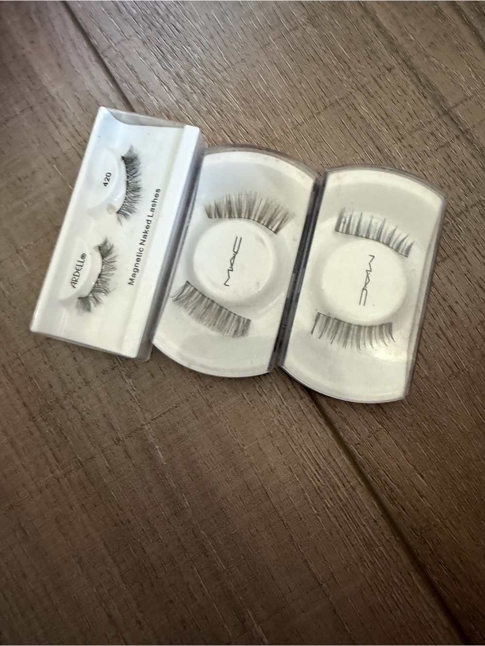 MAC & Ardell Cosmetics Black False Eyelashes Trio